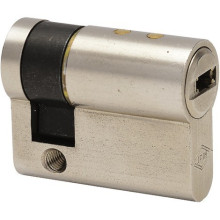 Demi-cylindre européen 30 x 10 mm CISA nickelé - JPM