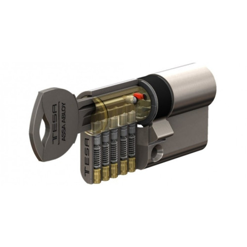 Cylindre de serrure TESA TD5 à 2 entrées de clé - 001.Dimension extérieure - 30.00, 002.Dimension in