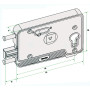 Serrure pour porte de garage réversible - TIRARD & BURGAUD