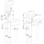 Serrure pour portillon de piscine - LOCINOX