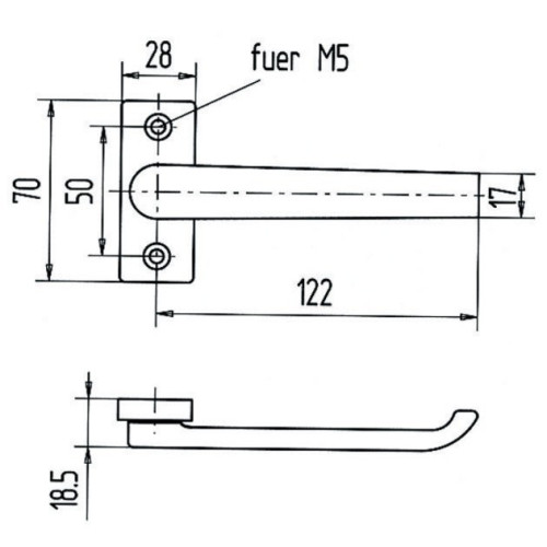 Béquille simple saillie réduite - WSS