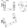 Barre de poussée pour antipanique CELLINI