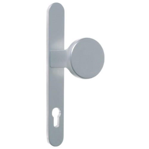 Ensemble de poignées de porte pour porte métallique sur plaque étroite clé i porte palière - COGEFERM