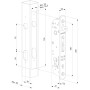 Serrure à encastrer FORTYLOCK - LOCINOX
